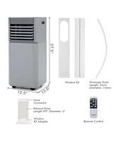 Gymax 3 in 1 Portable Air Conditioner Ac Unit Air Cooler 8000BTU Ashrae 230 sq.ft