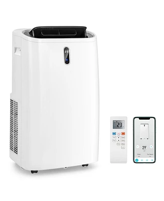Gymax 12000 Btu Ashrae Portable Air Conditioner Controlled by WiFi Smart App & Remote