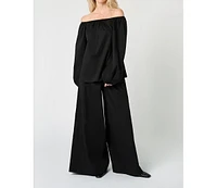 WeWoreWhat Women's Wide Leg Pant
