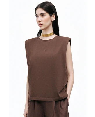 Nocturne Women's Padded Basic T-Shirt