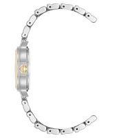 Anne Klein Women's Quartz Essential Round Two-Tone Metal Alloy Watch, 32mm