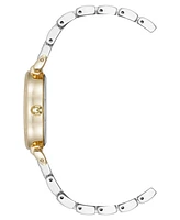 Anne Klein Women's Quartz Oval Roman Numeral Two-Tone Metal Alloy Watch, 25mm