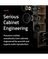 Fluance Signature HiFi Surround Sound Home Theater 5.0 Channel Speaker System including 3-Way Floorstanding Towers, Center and Rear S