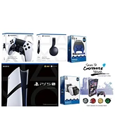 Sony Playstation 5 Pro Bundle with Black Pulse Headset, Extra Edge Controller, Pro Gamer Kit