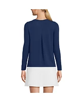 Lands' End Women's Power Performance Long Sleeve Scoopneck Tee