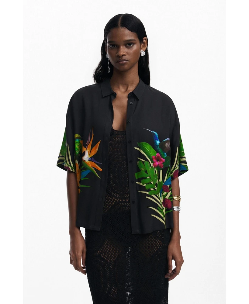 Desigual Women's Hawaiian shirt