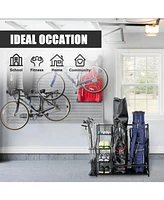 Mythinglogic Golf Storage Garage Organizer and Other Golfing Equipment Rack