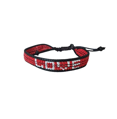 Red Love Beaded Bracelet – Handmade with Purpose