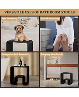 Casainc Freestanding Solid Surface Bathroom Shower Stool