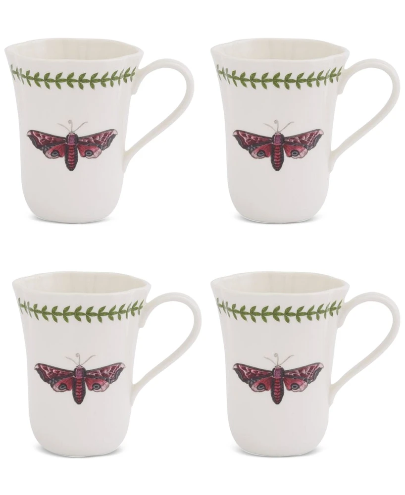 Portmeirion Botanic Garden Lotus Blossom Mugs, Set of 4