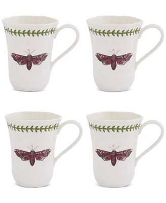 Portmeirion Botanic Garden Lotus Blossom Mugs, Set of 4
