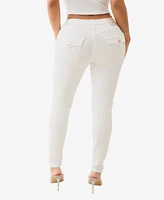 True Religion Women's Jennie Skinny Curvy Flap Jeans