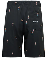 Hurley Big Boys Ditsy Birds Pull-On Swim Shorts
