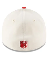 New Era Men's Cream/Red Kansas City Chiefs 2025 Nfl Draft 39THIRTY Flex Hat