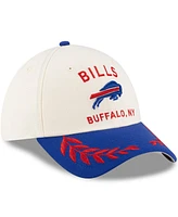 New Era Men's Cream/Royal Buffalo Bills 2025 Nfl Draft 39THIRTY Flex Hat