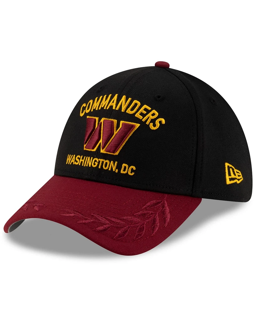 New Era Men's /Burgundy Washington Commanders 2025 Nfl Draft 39THIRTY Flex Hat