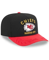 New Era Men's /Red Kansas City Chiefs 2025 Nfl Draft A-Frame 9FIFTY Snapback Hat