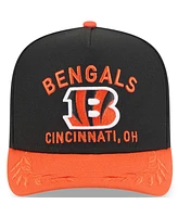 New Era Men's Black/ Cincinnati Bengals 2025 Nfl Draft A-Frame 9FIFTY Snapback Hat