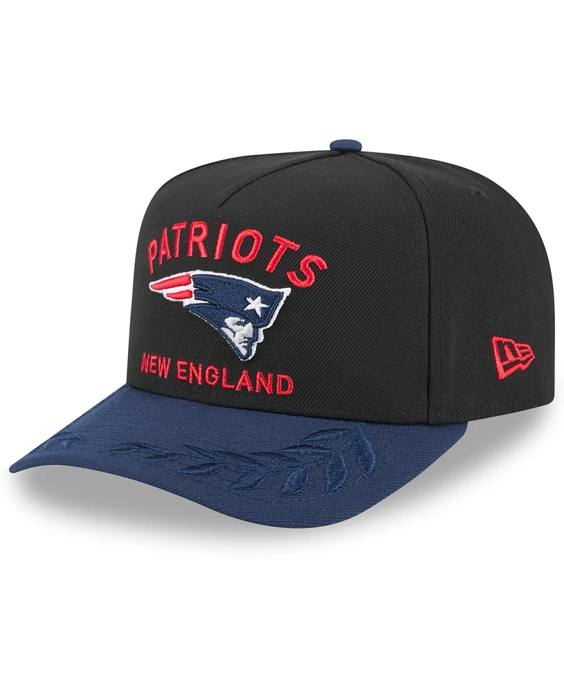 New Era Men's /Navy New England Patriots 2025 Nfl Draft A-Frame 9FIFTY Snapback Hat