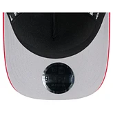 New Era Men's Black/Red Houston Texans 2025 Nfl Draft 9FORTY A-Frame M-Crown Adjustable Hat