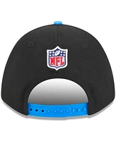 New Era Men's Black/Powder Blue Los Angeles Chargers 2025 Nfl Draft 9FORTY A-Frame M-Crown Adjustable Hat