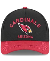New Era Men's Black/ Cardinal Arizona Cardinals 2025 Nfl Draft 9FORTY A-Frame M-Crown Adjustable Hat