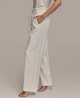 Donna Karan New York Women's Tie Waist Wide-Leg Pants