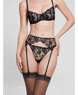 Guess Women's Giselle Lace Suspender Belt