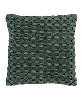 Rizzy Home Modern Industrial Geometric Woven Decorative Pillow, 20" x
