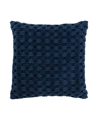 Rizzy Home Modern Industrial Geometric Woven Decorative Pillow, 20" x