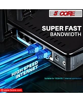 5 Core Cat 6 Ethernet Cable Long Computer Internet Cables WiFi RJ45 Cord for Gaming