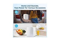 Zafro Compact Portable Mini Fridge,4L capacity fits up to 6 cans, ideal for skincare, beverages, and more. Perfect for bedrooms, cars, offices, and do