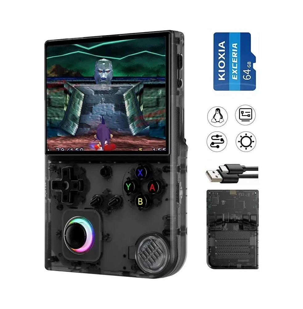 Handheld Game Console Rg 40XXV 4.0'' Ips Screen with 64G Tf Card 5G WiFi 4.2 Bluetooth Online, and Hdmi Retro Emulator