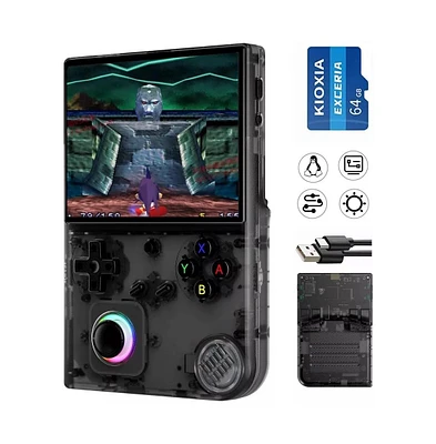 Handheld Game Console Rg 40XXV 4.0'' Ips Screen with 64G Tf Card 5G WiFi 4.2 Bluetooth Online, and Hdmi Retro Emulator