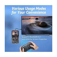 RG35XXSP Flip Portable Retro Handheld Game Console, 3.5 Inch Ips Screen Linux System with 128G Tf Card 5G WiFi Bluetooth Hdmi