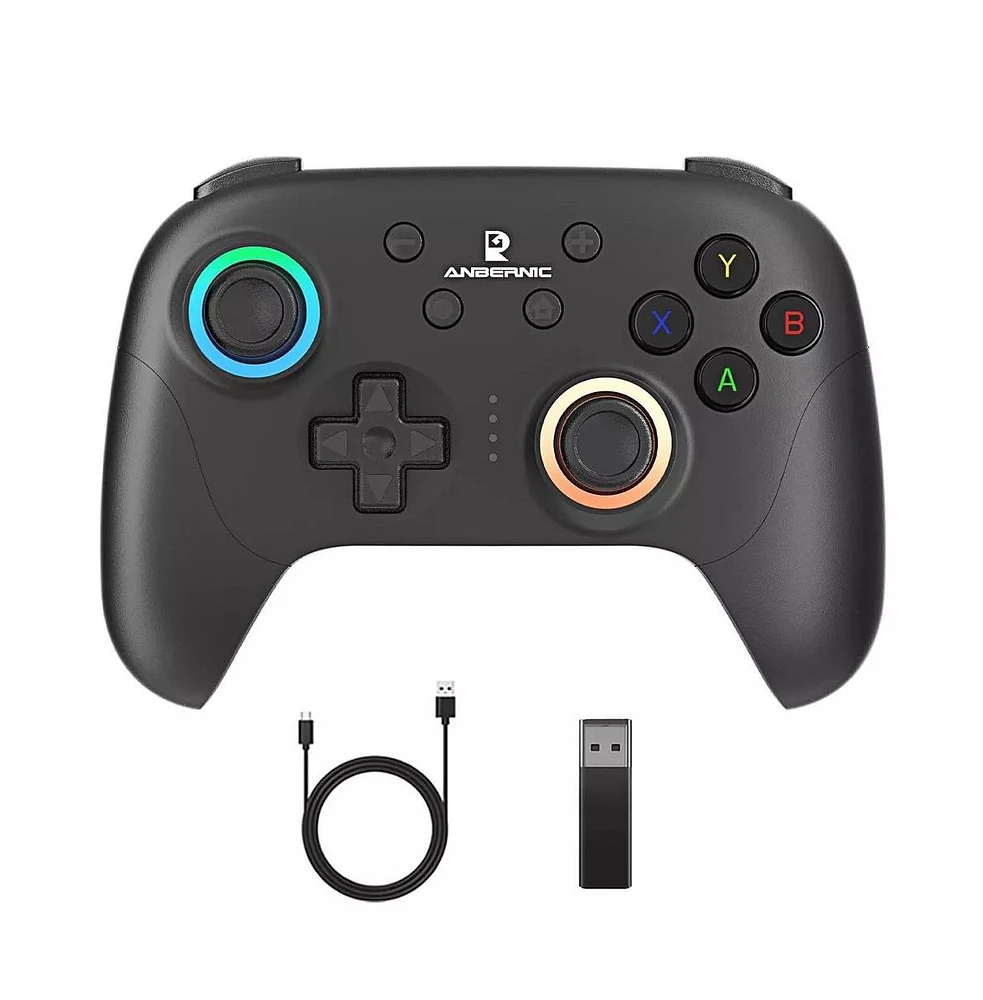 RGP01 Wireless Gaming Controller Gamepad for Pc Plug and Play Gaming with Hall Effect/Triggers Joystick Switch/Pc/Steam/Android/Ios