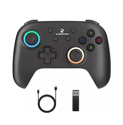 RGP01 Wireless Gaming Controller Gamepad for Pc Plug and Play Gaming with Hall Effect/Triggers Joystick Switch/Pc/Steam/Android/Ios