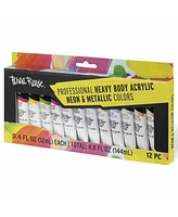 Professional Heavy Body Acrylic: Neon & Metallic