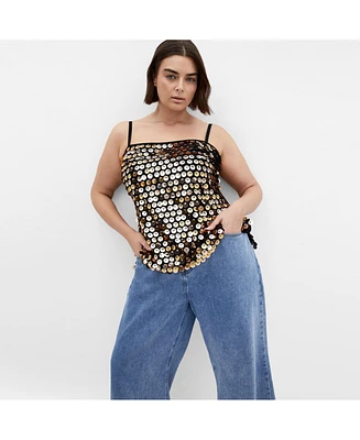 City Chic Plus Disco Top