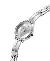 Guess Women's Analog Silver-Tone Stainless Steel Watch, 30mm