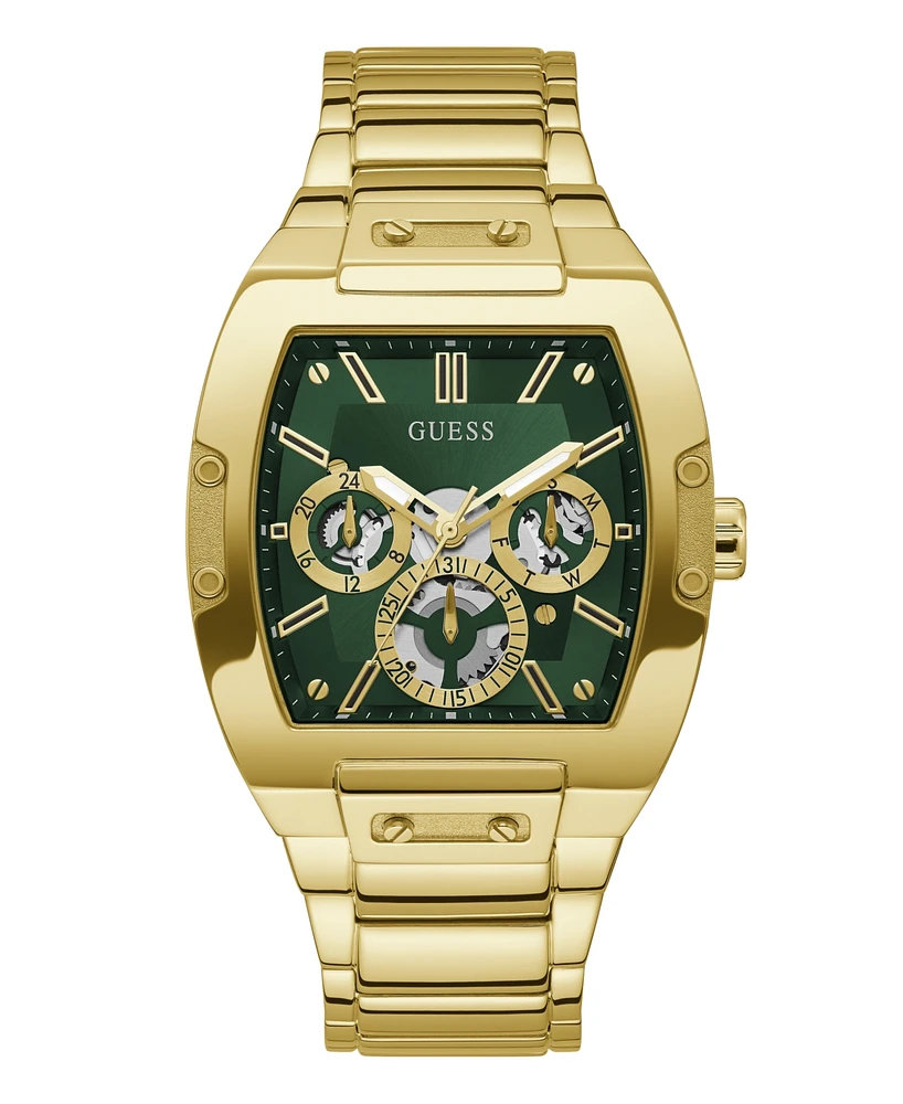Guess Men's Multi-Function Gold-Tone Stainless-Steel Watch, 41.5mm