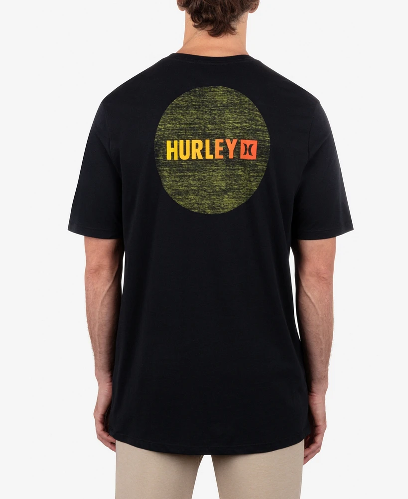 Hurley Men's Circle Gradient Short Sleeve T-Shirt