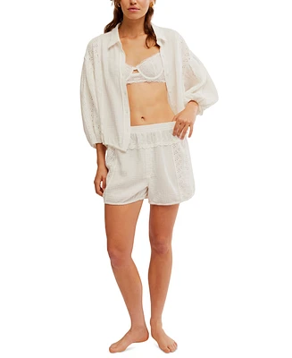Free People Women's Full Bloom Boxer Shorts
