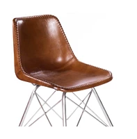 Faux Leather Side Chair for Dining Room or Home Office Seating