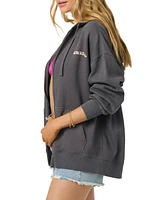 O'Neill Juniors' Byron Cotton-Blend Fleece Zip Hoodie
