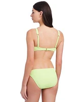 Sanctuary Womens Stay Connected Underwire Bikini Top Hipster Bottoms