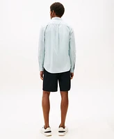 Tommy Hilfiger Men's Regular-Fit Chambray Pocket Shirt