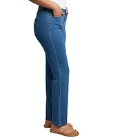 Jones New York Petite Lexington Straight-Leg Jeans
