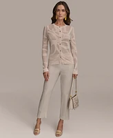 Donna Karan New York Women's Burnout Cardigan