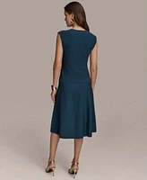 Donna Karan New York Womens Sleeveless Sweater Knit Top Midi Skirt